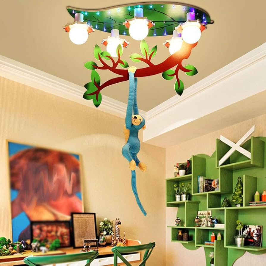 Amazon.co.jp : 子供部屋天井ランプ、男の子ガールルームランプ